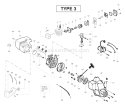 Page C Diagram and Parts List for PL500 Type 3 Weed Eater Trimmer